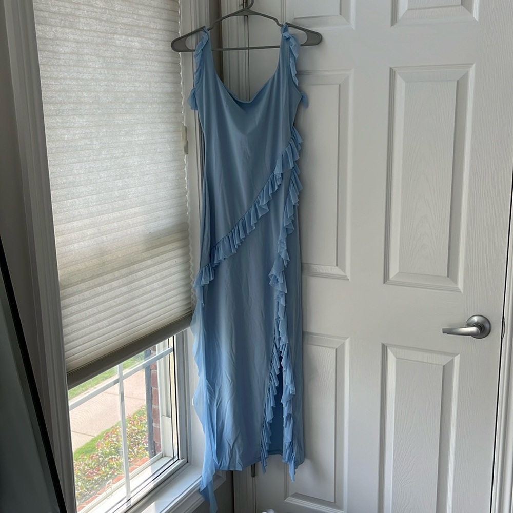 Blue dress